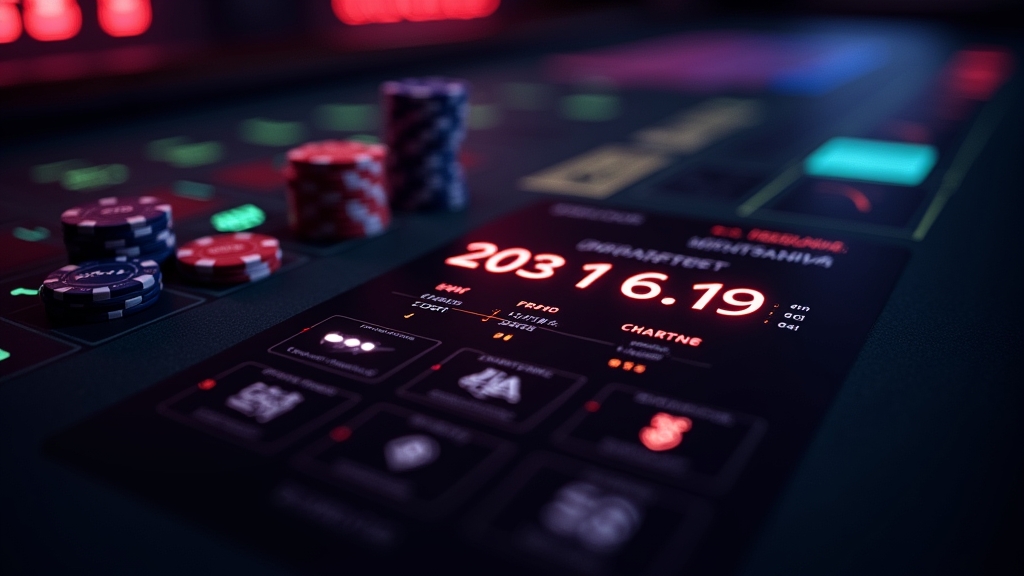 Panel z limitami wypłat w Deloro Casino w ciemnej, stylizowanej oprawie